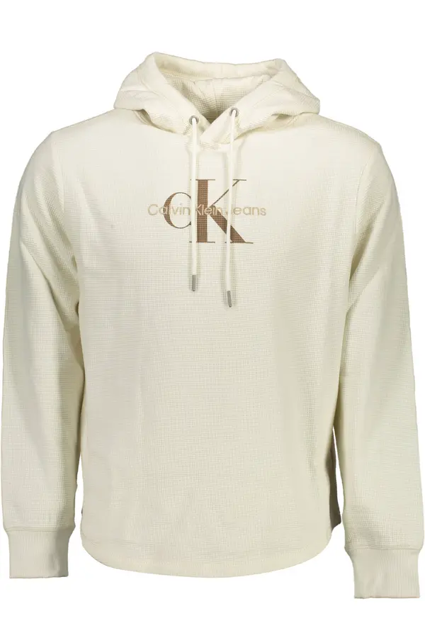 Calvin Klein Calvin Klein muška bijela majica s kapuljačom