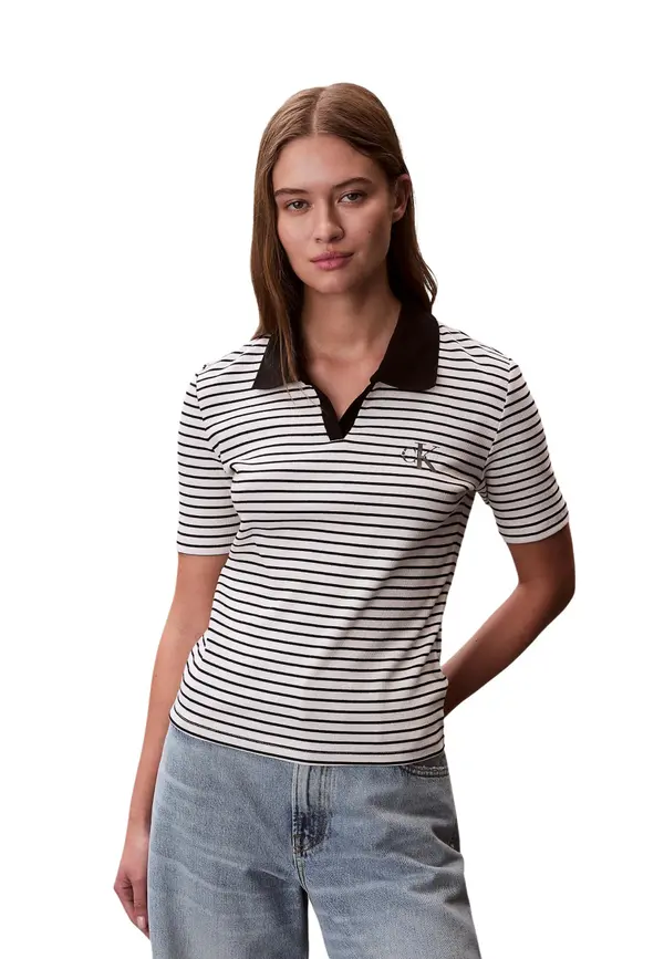 Calvin Klein Calvin Klein prugasta ženska polo majica