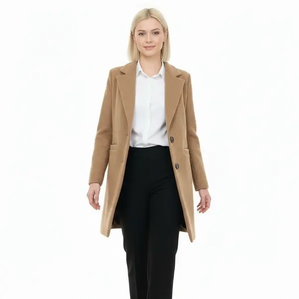 Yups Camel Classic Striped Yups Coat