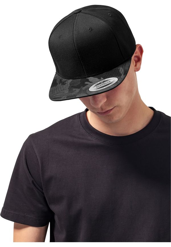 Flexfit Camo Visor Snapback Black Camouflage