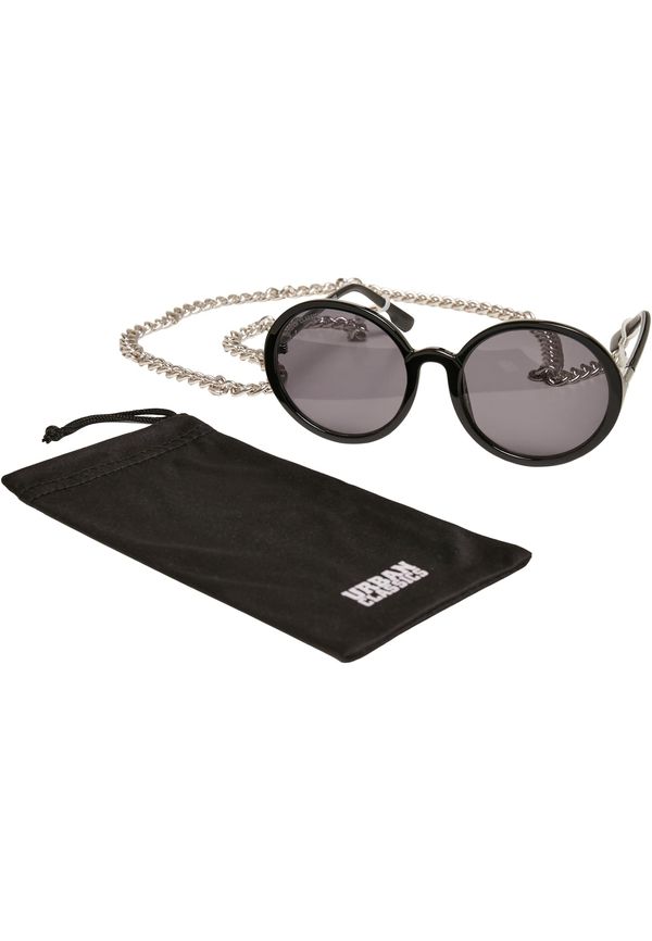 Urban Classics Accessoires Cannes sunglasses with chain black