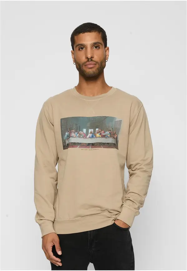 Mister Tee Can't Hang With Us Crewneck darksand