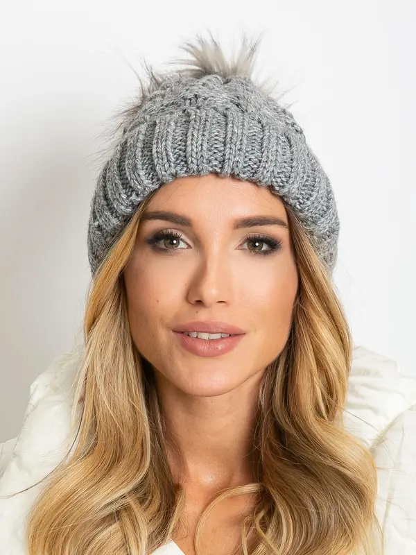 Wool Fashion Italia Cap-AT-CZ-1716501.36-grey