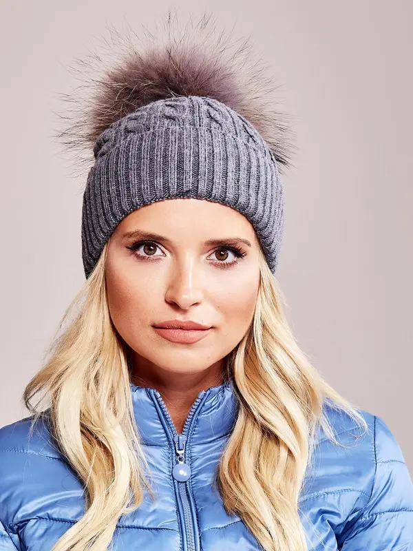Wool Fashion Italia Cap-AT-CZ-173501.44-dark gray