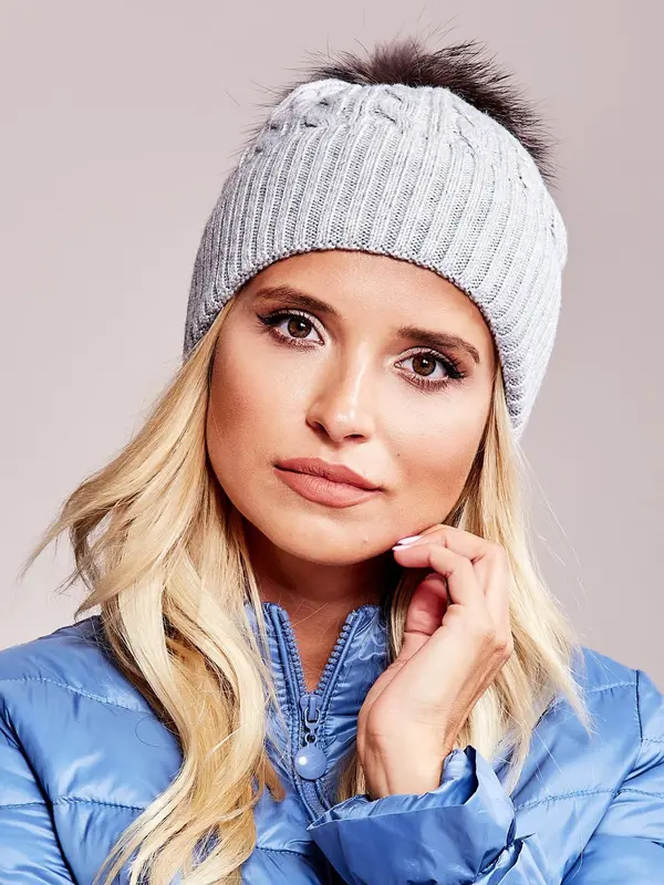 Wool Fashion Italia Cap-AT-CZ-173501.44-grey