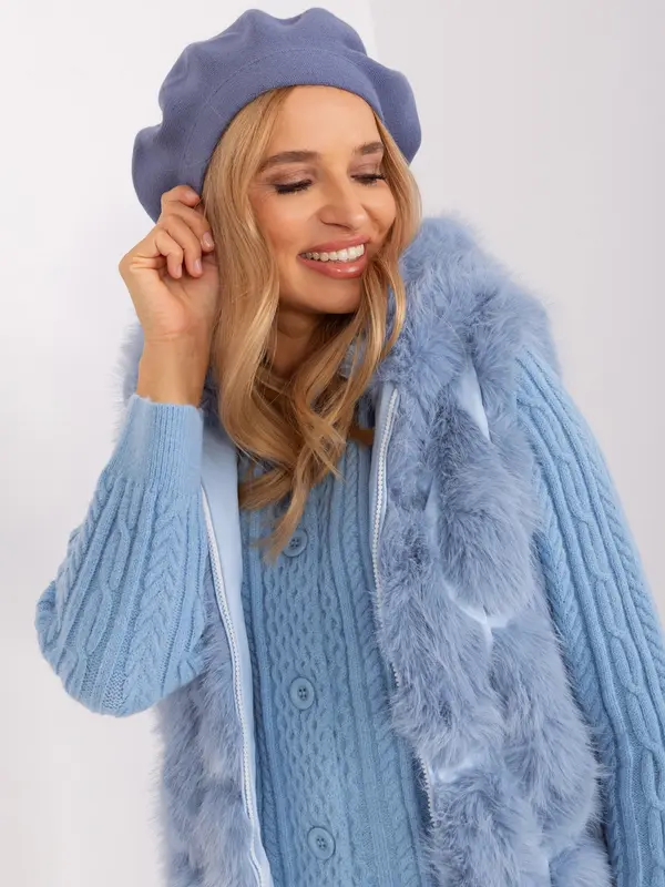 Wool Fashion Italia Cap-AT-CZ-231305.82P-Dark Blue