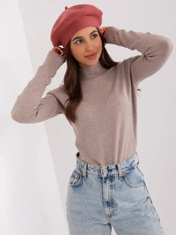 Wool Fashion Italia Cap-AT-CZ-231305.85P-Dark Orange