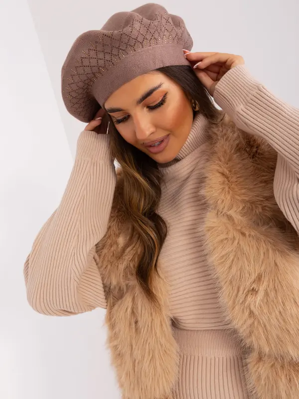 Wool Fashion Italia Cap-AT-CZ-231605.21P-Brown