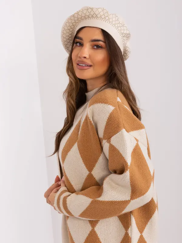 Wool Fashion Italia Cap-AT-CZ-231605.21P-light beige