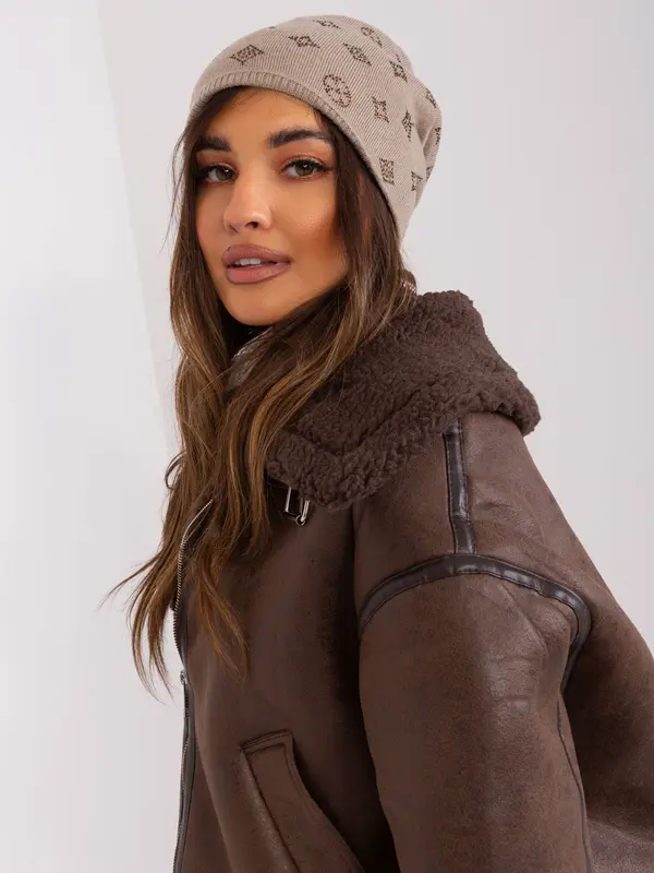 Wool Fashion Italia Cap-AT-CZ-2325.85-dark beige