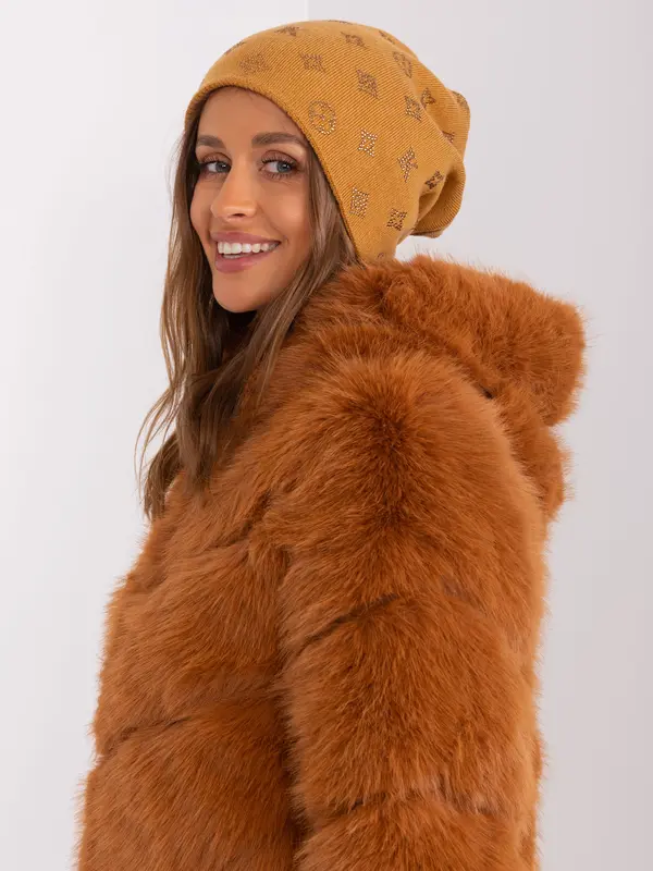 Wool Fashion Italia Cap-AT-CZ-2325.96-dark yellow