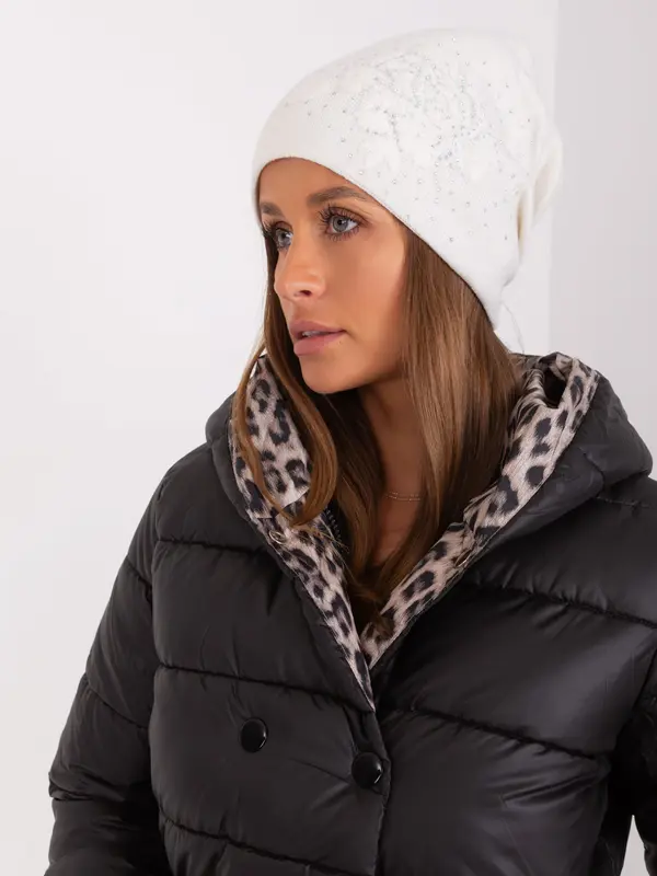 Wool Fashion Italia Cap-AT-CZ-23250.61P-ecru