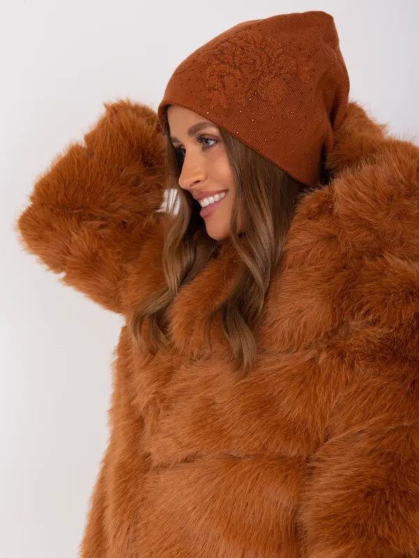 Wool Fashion Italia Cap-AT-CZ-23250.61P-light brown