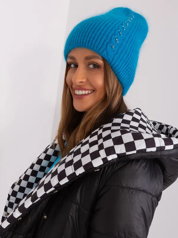Wool Fashion Italia Cap-AT-CZ-2328.11P-Blue