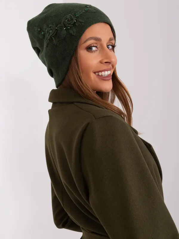 Wool Fashion Italia Cap-AT-CZ-2329.76-dark green