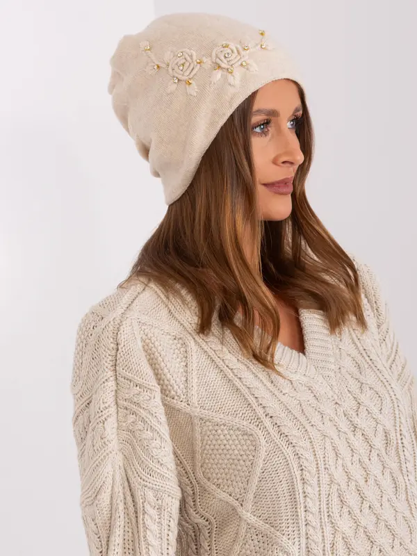 Wool Fashion Italia Cap-AT-CZ-2329.79-beige
