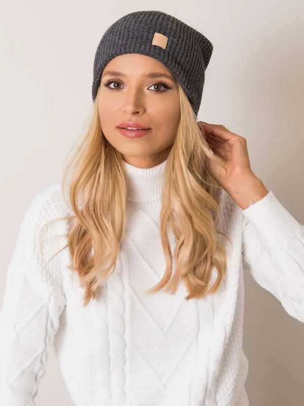 RUE PARIS Cap-JK-CZ-15.70-dark grey