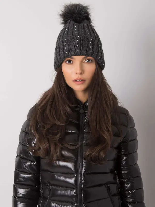 RUE PARIS Cap-JK-CZ-22.93-dark gray