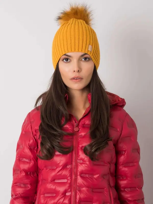 RUE PARIS Cap-JK-CZ-24.30-dark yellow