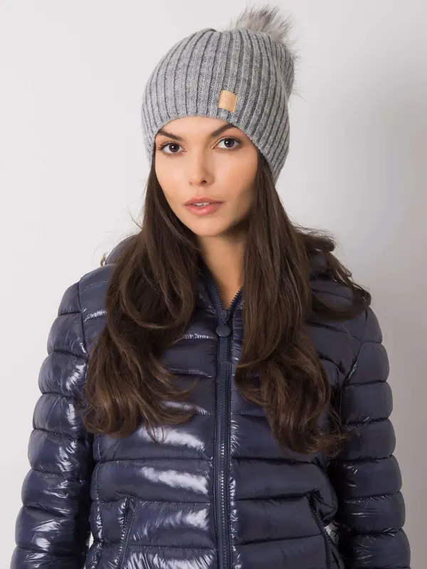 RUE PARIS Cap-JK-CZ-24.30-grey