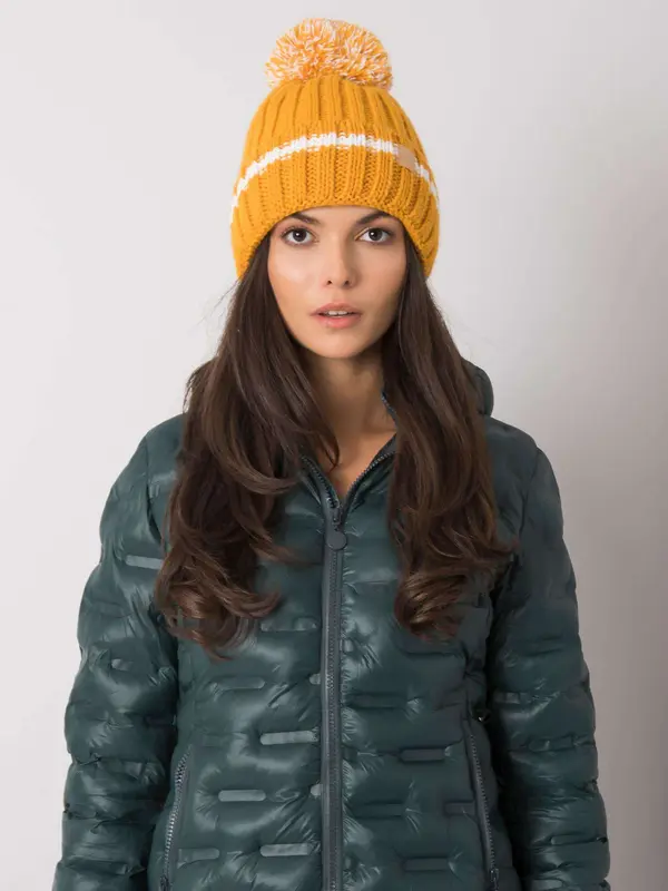 RUE PARIS Cap-JK-CZ-35.92-dark yellow
