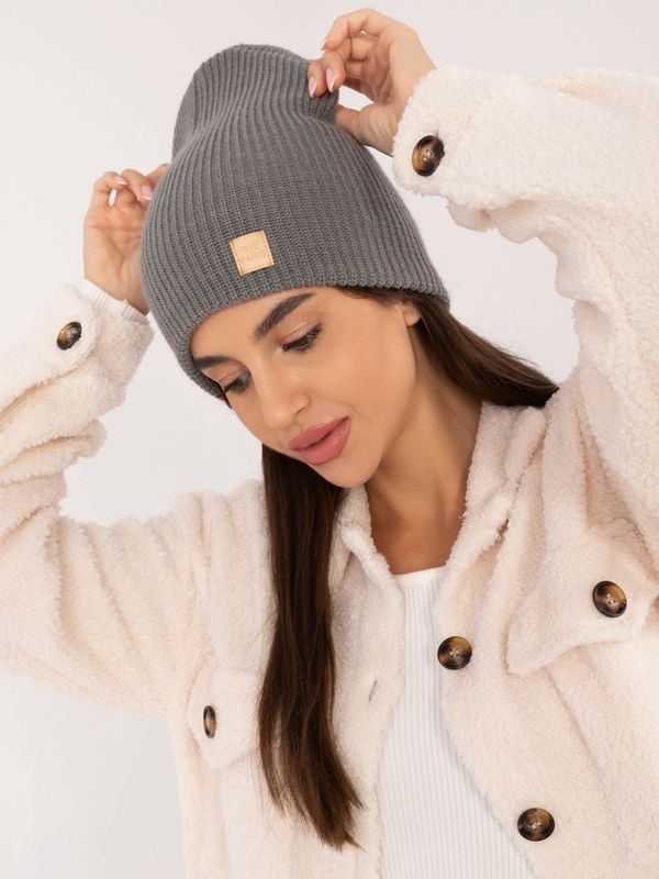 RUE PARIS Cap-JK-CZ-50.25-dark gray