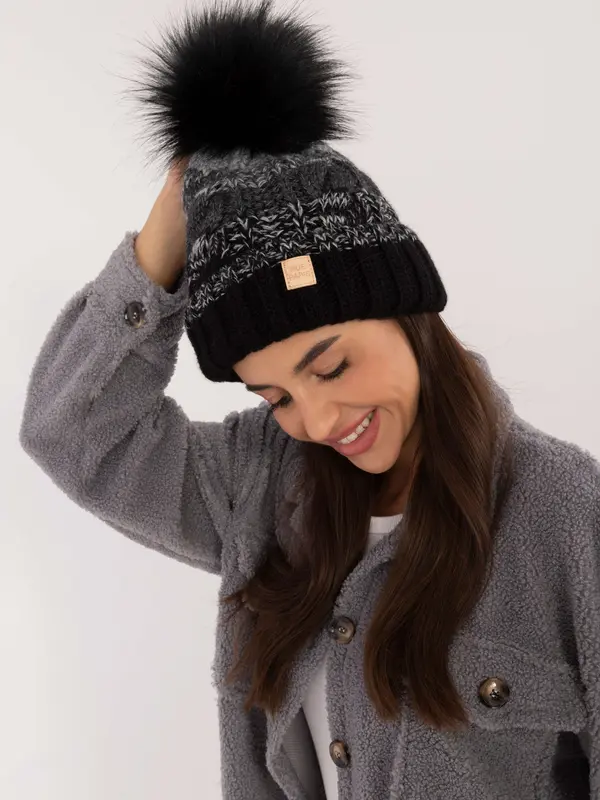 RUE PARIS Cap-JK-CZ-52.17-black