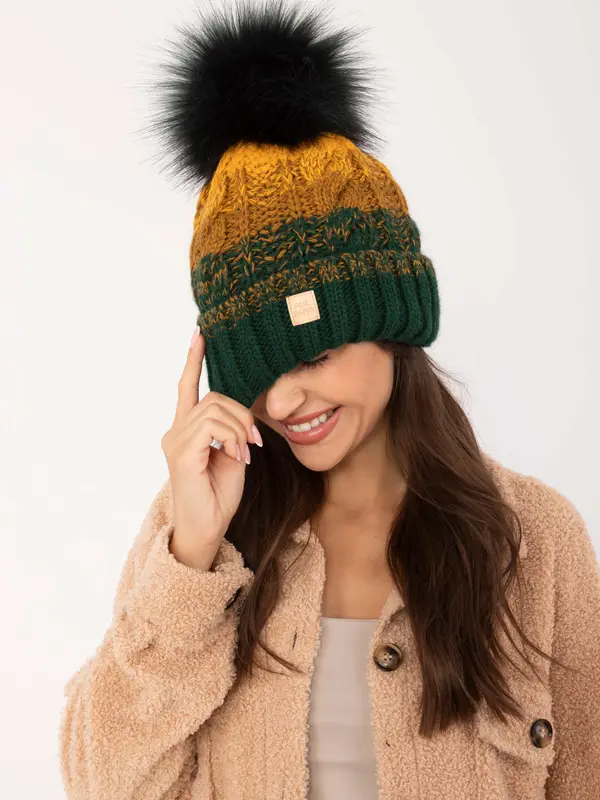 RUE PARIS Cap-JK-CZ-52.17-dark green