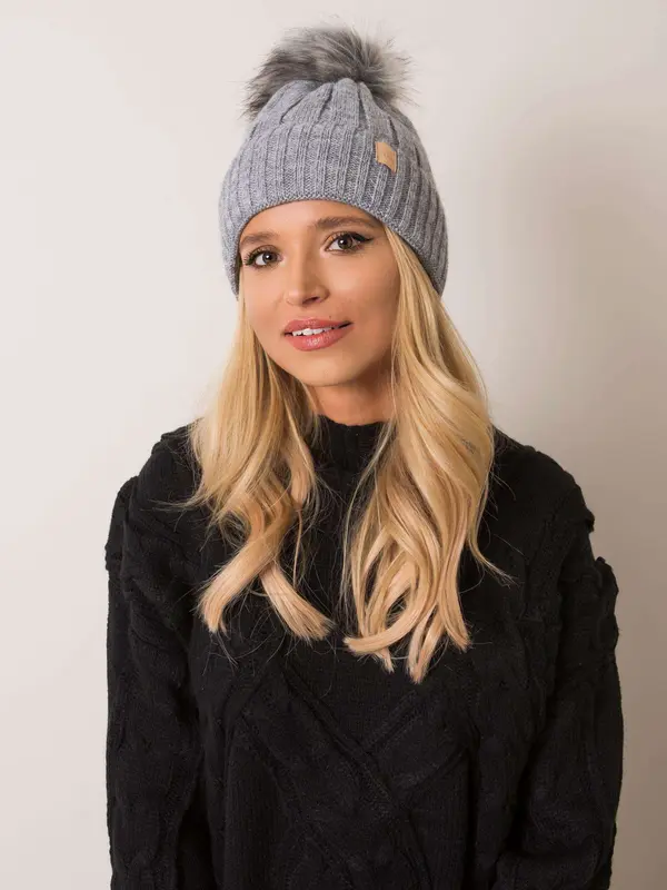 RUE PARIS Cap-JK-CZ-8.71-grey