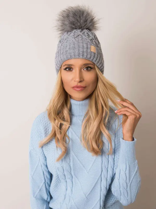RUE PARIS Cap-JK-CZ-9.74-grey