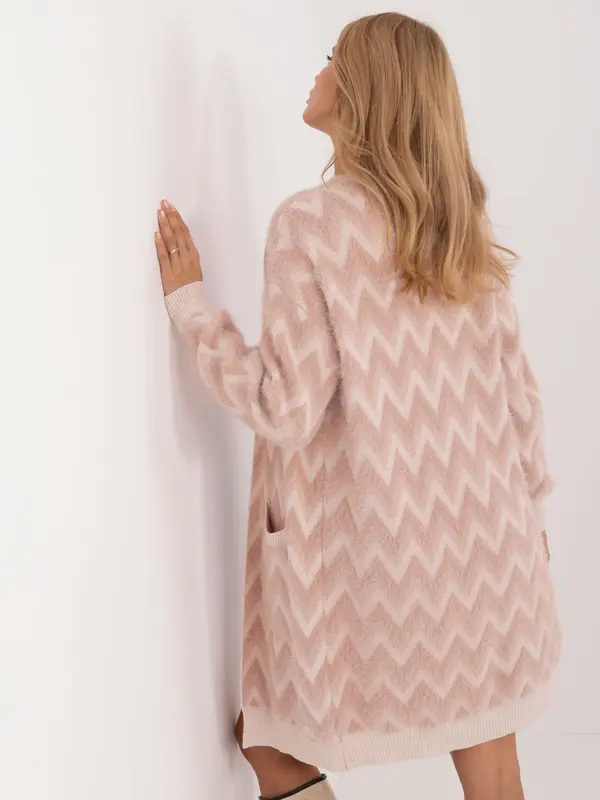 Wool Fashion Italia Cardigan-AT-SW-2340-A.00-dark pink