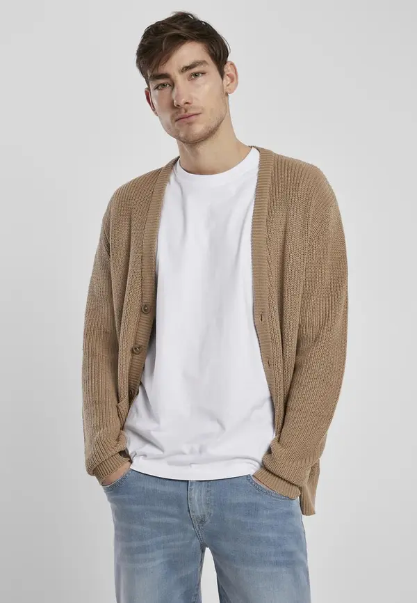 Urban Classics Cardigan Warm Sand Boxes