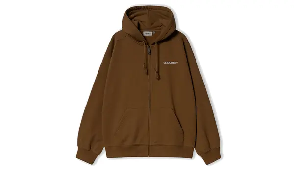 Carhartt Wip Carhartt WIP Hamilton smeđa majica s kapuljačom