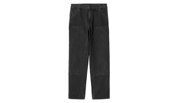 Carhartt Wip Carhartt WIP hlače s dvostrukim koljenima, crne