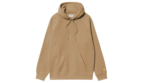Carhartt Wip Carhartt WIP Hooded Chase majica s kapuljačom, svijetlosmeđa