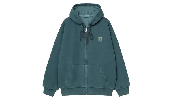 Carhartt Wip Carhartt WIP jakna s kapuljačom Vista maslinastozelena