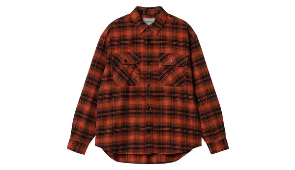 Carhartt Wip Carhartt WIP L/S Krenz košulja ciglasto crvena