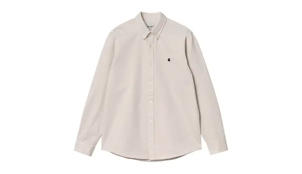 Carhartt Wip Carhartt WIP L/S Madison Cord majica Moonbeam krem ​​boje