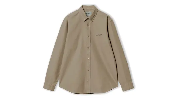 Carhartt Wip Carhartt WIP L/S Module Script košulja smeđe boje