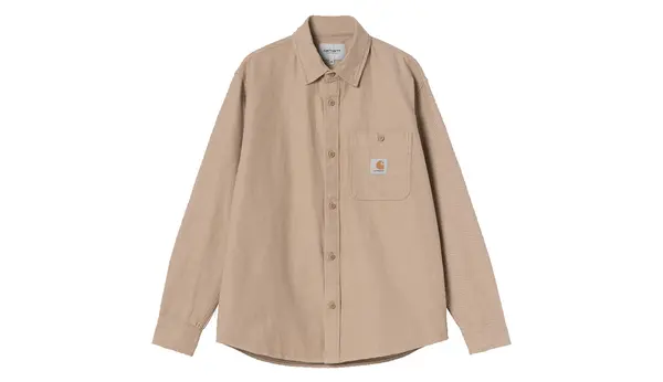 Carhartt Wip Carhartt WIP majica Edgar L/S smeđe boje