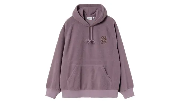 Carhartt Wip Carhartt WIP majica s kapuljačom Helix ljubičasta