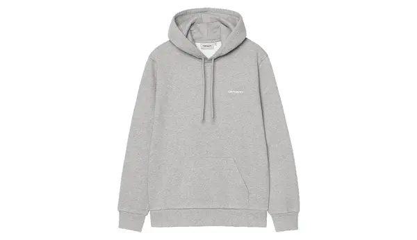 Carhartt Wip Carhartt WIP majica s kapuljačom sive boje