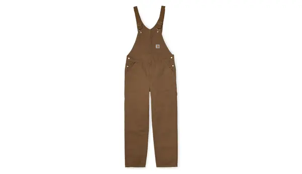 Carhartt Wip Carhartt WIP Radne hlače s naramenicama Hamilton smeđe boje