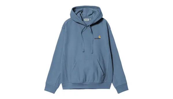 Carhartt Wip Carhartt WIP Script Sweat plava majica s kapuljačom