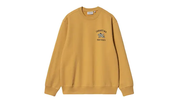 Carhartt Wip Carhartt WIP Smart Sports majica s kapuljačom žute boje