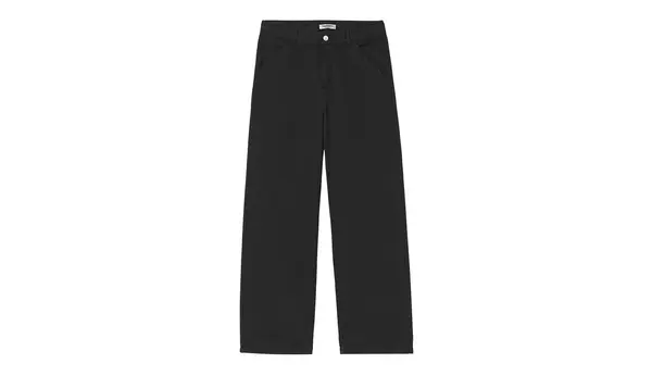 Carhartt Wip Carhartt WIP ženske jednostavne hlače crne boje