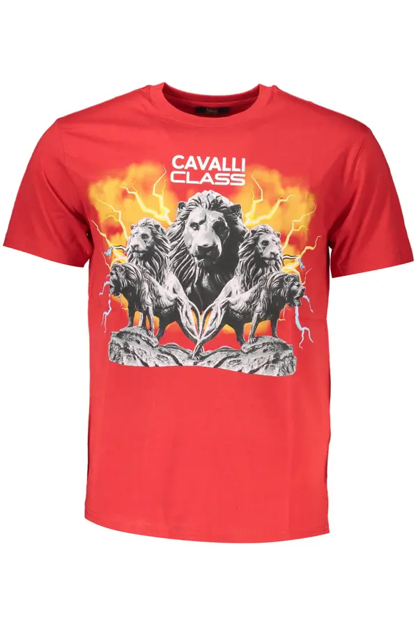 Cavalli Class CAVALLI CLASS muška majica kratkih rukava crvene boje