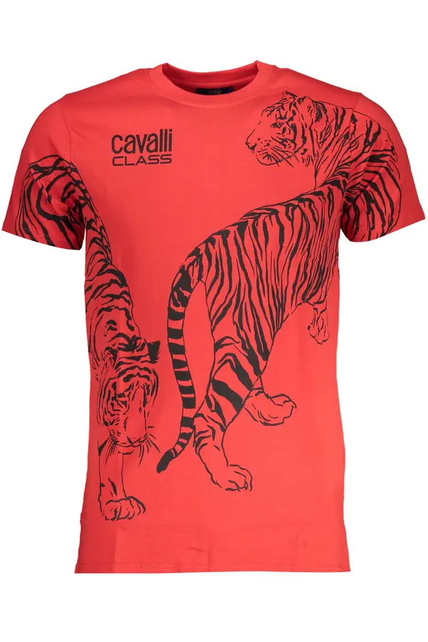 Cavalli Class Cavalli Class muška majica kratkih rukava crvene boje