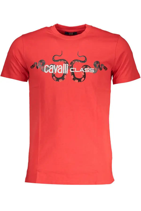 Cavalli Class Cavalli Class muška majica kratkih rukava crvene boje