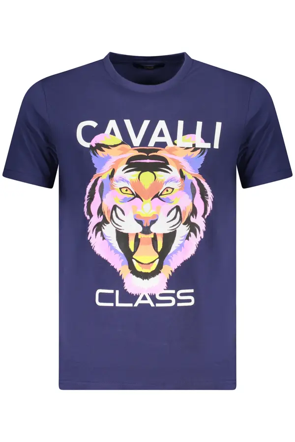 Cavalli Class CAVALLI CLASS muška majica kratkih rukava plave boje